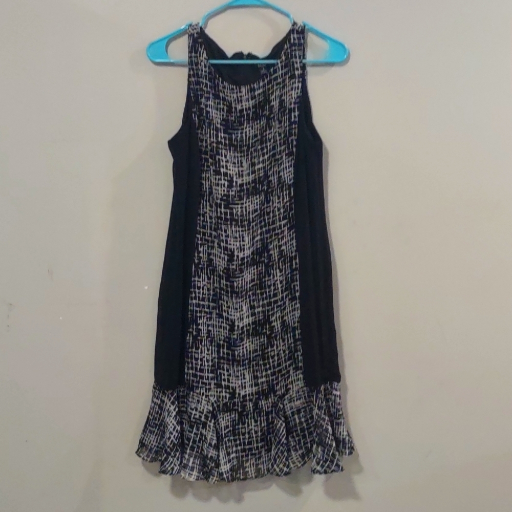 Black and white dress